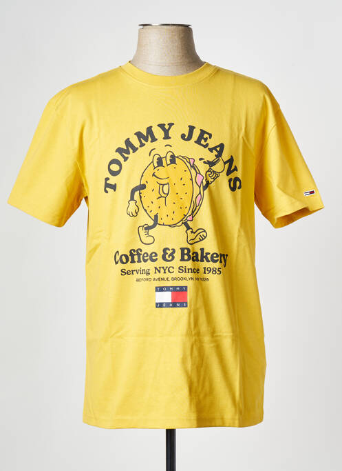 Tricou galben TOMMY HILFIGER bărbat