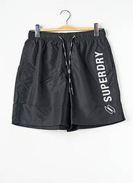Șort de baie negru SUPERDRY homme