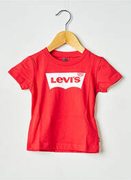 Tricou guler rotund roșu LEVI'S băiat
