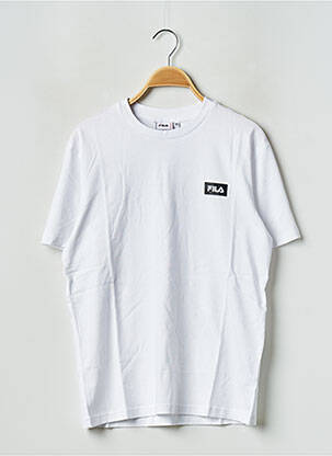 Tricou guler rotund alb FILA bărbat