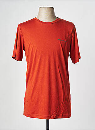Tricou guler rotund roșu COLUMBIA bărbat