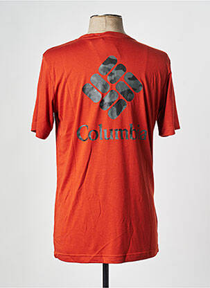 Tricou guler rotund roșu COLUMBIA bărbat