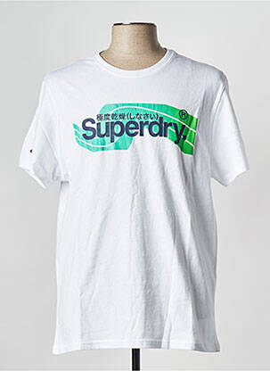 Tricou alb SUPERDRY bărbat