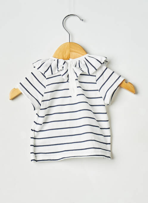 Top alb PETIT BATEAU fată