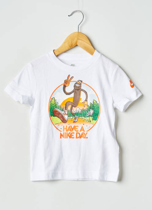 Tricou alb NIKE băiat