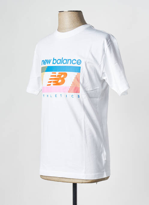 Tricou alb NEW BALANCE bărbat