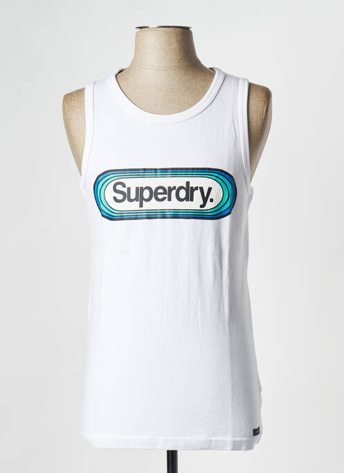 Maiou alb SUPERDRY bărbat