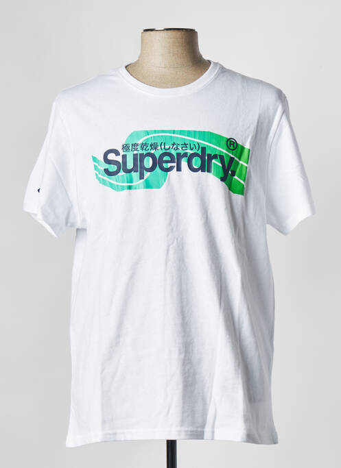 Tricou alb SUPERDRY bărbat