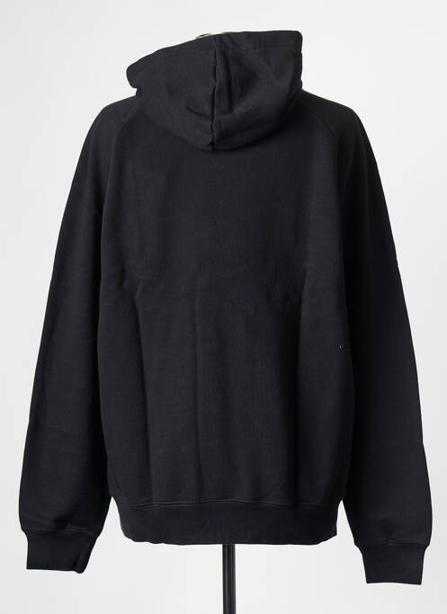 Hanorac negru HUMAN WITH ATTITUDE bărbat