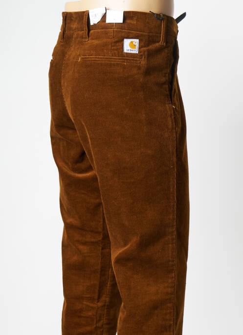 Pantalon drept maro CARHARTT bărbat