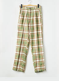 Pantalon drept verde OBEY femme