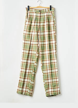 Pantalon drept verde OBEY femeie