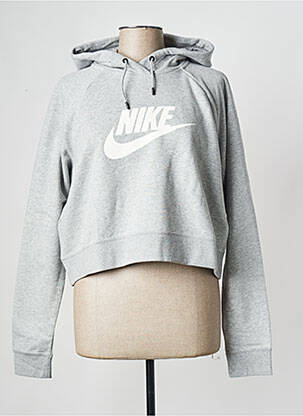 Hanorac cu glugă gri NIKE femeie