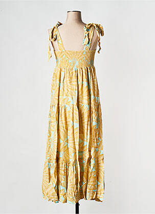 Rochie lungă galben WILD femeie