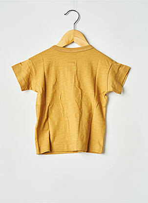 Tricou guler rotund maro PETIT BATEAU băiat