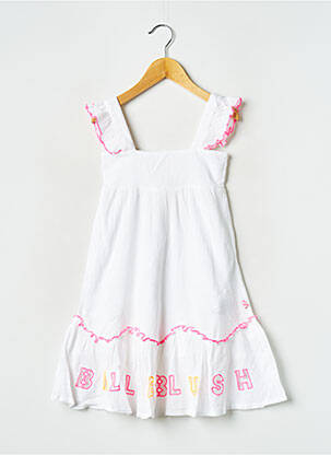 Rochie midi guler rotund alb BILLIEBLUSH fată