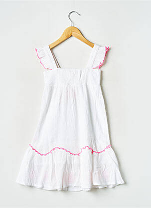 Rochie midi guler rotund alb BILLIEBLUSH fată