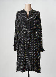 Rochie midi guler rotund negru ESSENTIEL ANTWERP femeie