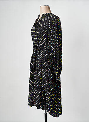 Rochie midi guler rotund negru ESSENTIEL ANTWERP femeie