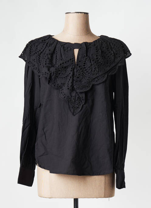 Top negru SEE U SOON femeie