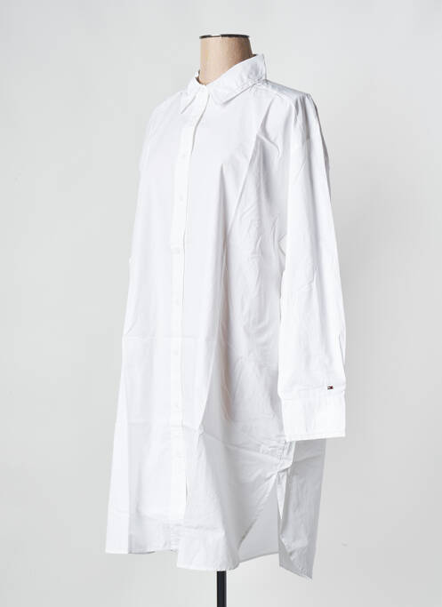 Rochie scurtă alb TOMMY HILFIGER femeie