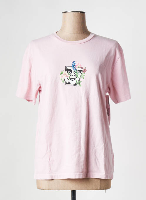 Tricou portocaliu OBEY femeie