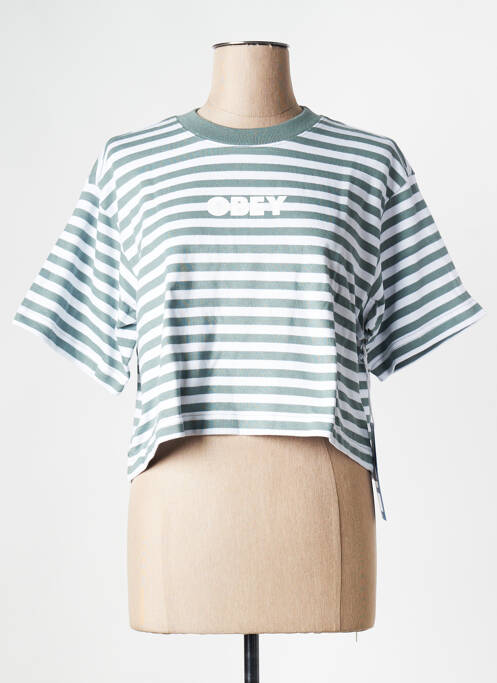 Tricou albastru OBEY femeie