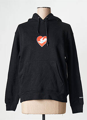 Hanorac negru OBEY femeie