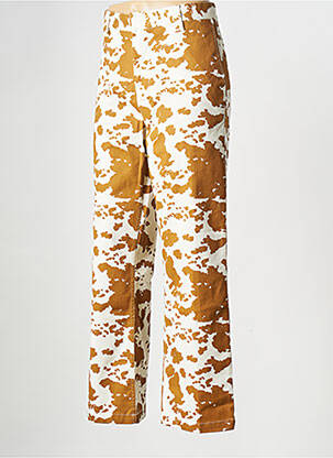 Pantalon drept bej OBEY femeie