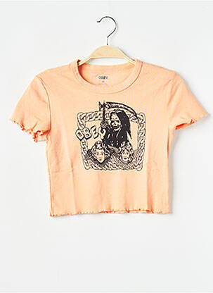 Tricou galben OBEY femeie