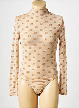 Body de lenjerie bej WASTED PARIS femeie