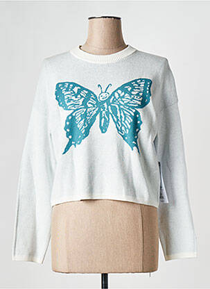 Pulover bej OBEY femeie