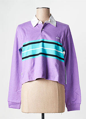 Polo violet OBEY femeie