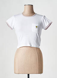 Tricou alb OBEY femme