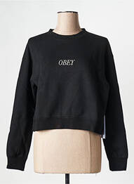 Hanorac negru OBEY femme