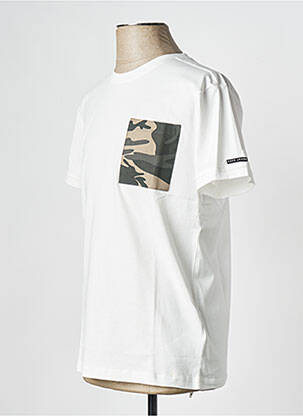 Tricou guler rotund alb PEPE JEANS bărbat