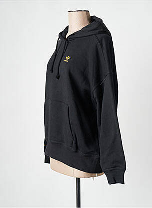 Hanorac negru ADIDAS femeie