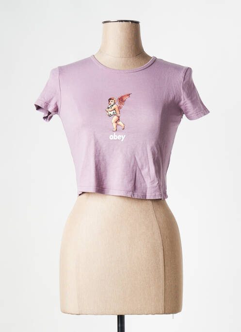 Tricou violet OBEY femeie