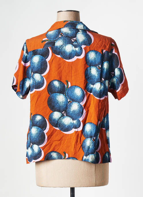 Chemisier portocaliu OBEY femeie