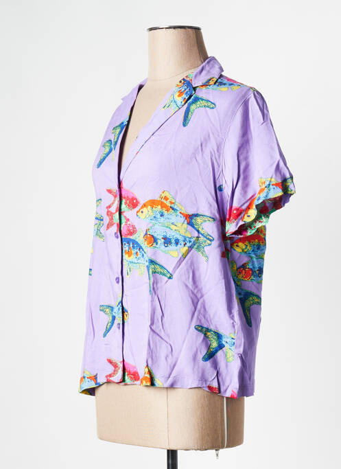 Cămașă violet OBEY femeie