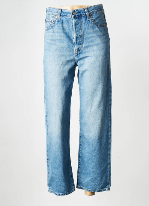 Blugi cu croială dreaptă albastru LEVIS femeie