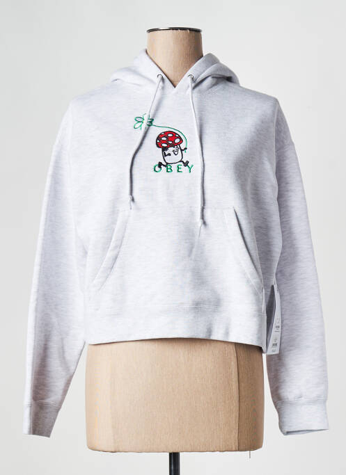 Hanorac gri OBEY femeie