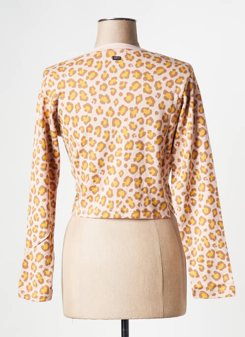 Vestă cu mâneci lungi roz OBEY femeie