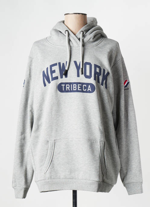 Hanorac gri SUPERDRY femeie