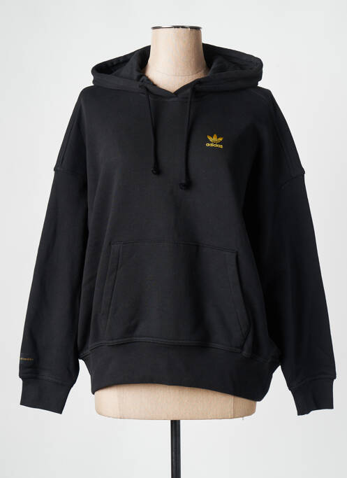 Hanorac negru ADIDAS femeie