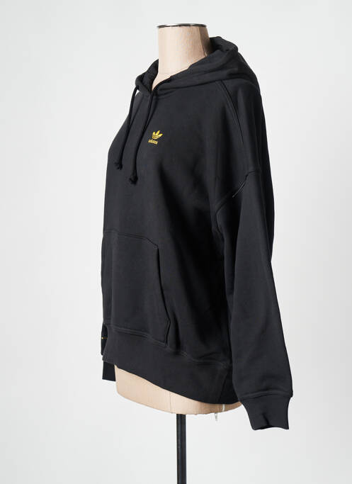 Hanorac negru ADIDAS femeie