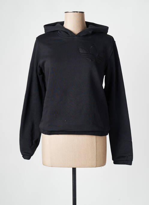 Hanorac negru ADIDAS femeie