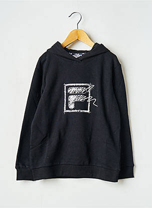 Hanorac cu glugă negru FILA băiat