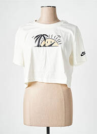 Tricou bej NIKE femme