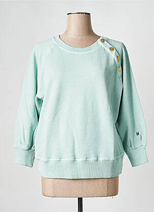 Hanorac guler rotund verde LEON & HARPER femeie